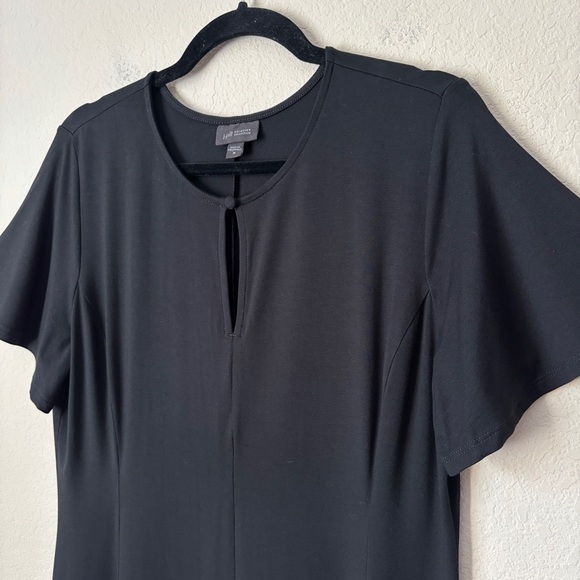 J. Jill Wearever Collection Soft Stretchy Knit Flutter Sleeve Maxi Dress - Picture 6 of 11